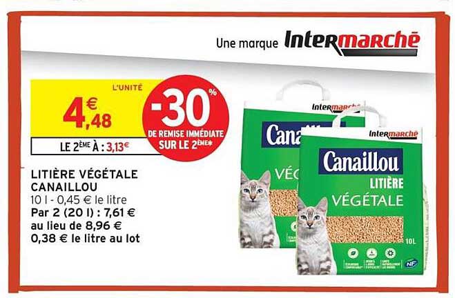 LITIÈRE VÉGÉTALE CANAILLOU