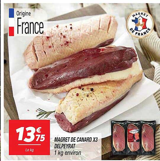 MAGRET DE CANARD X3 DELPEYRAT