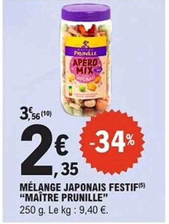 MÉLANGE JAPONAIS FESTIF “MAÎTRE PRUNILLE”
