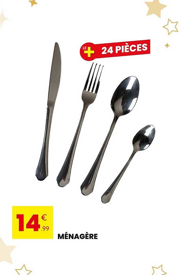 MÉNAGÈRE 24 PIÈCES