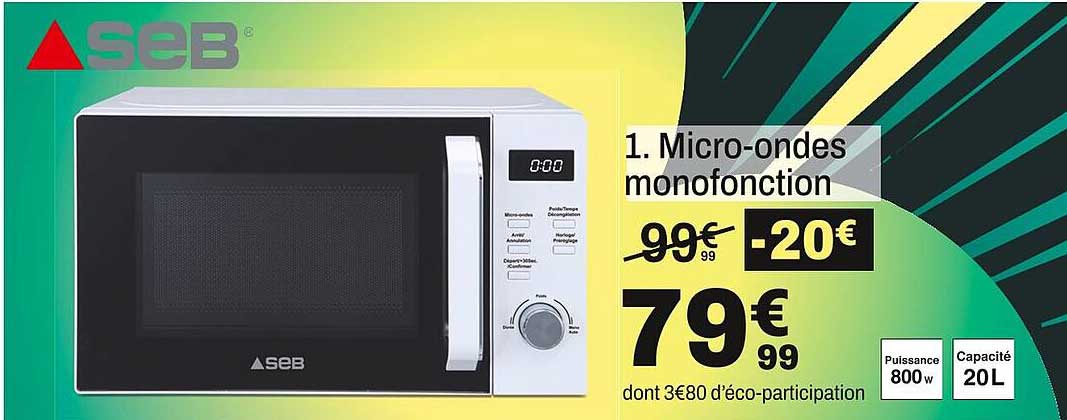 Micro-ondes monofonction