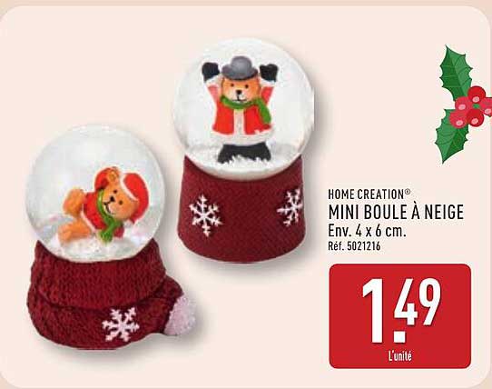 MINI BOULE À NEIGE