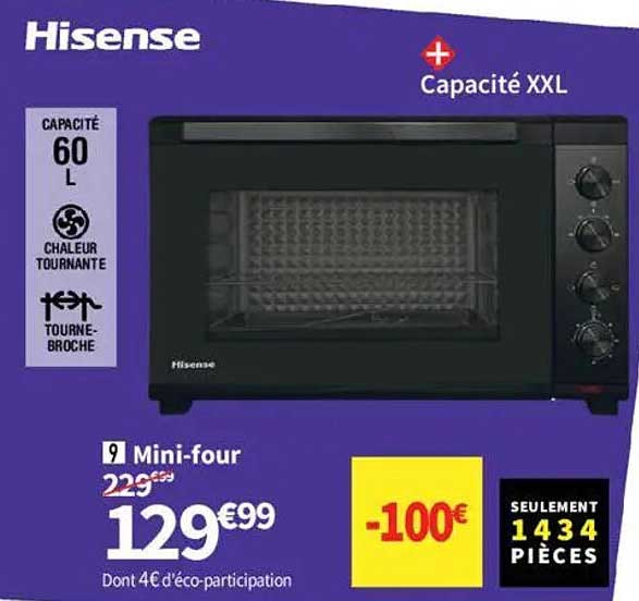 Mini-four Hisense - Capacité XXL
