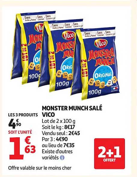 MONSTER MUNCH SALÉ VICO