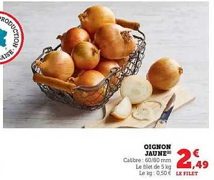OIGNON JAUNE