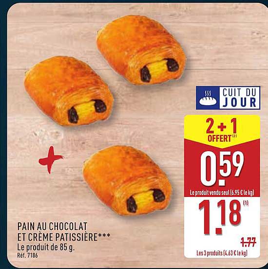 PAIN AU CHOCOLAT ET CRÈME PATISSIÈRE***