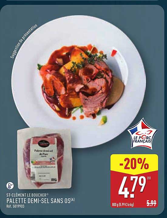 PALETTE DEMI-SEL SANS OS