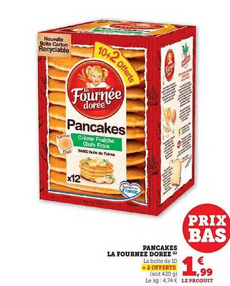 Pancakes LA FOURNÉE DORÉE