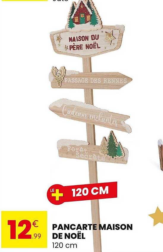 PANCARTE MAISON DE NOËL