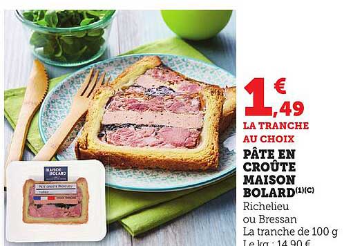 PÂTE EN CROÛTE MAISON BOLARD