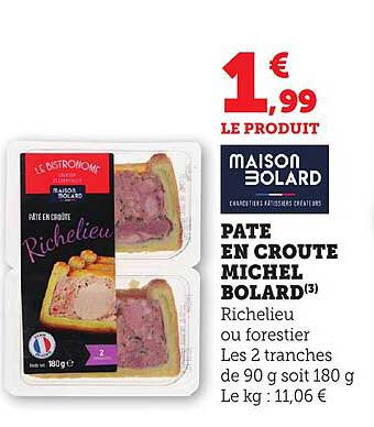 PATE EN CROUTE MICHEL BOLARD