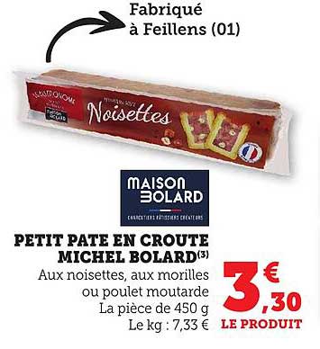PETIT PATE EN CROUTE MICHEL BOLARD