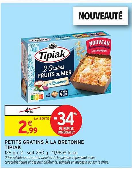 PETITS GRATINS À LA BRETONNE TIPIAK