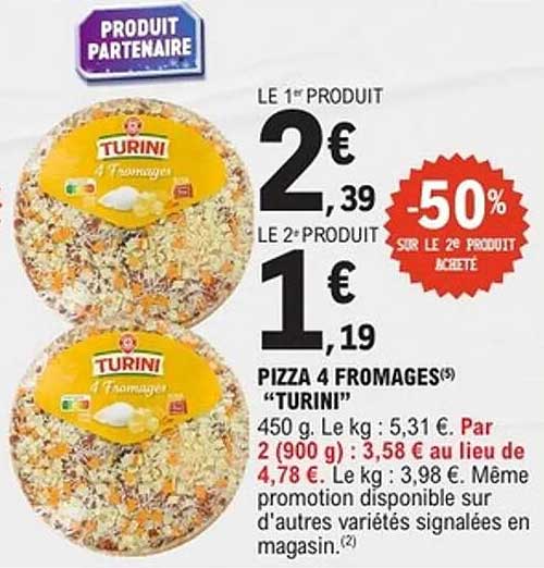 PIZZA 4 FROMAGES "TURINI"