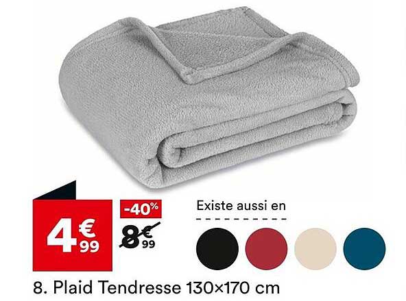 Plaid Tendresse 130x170 cm