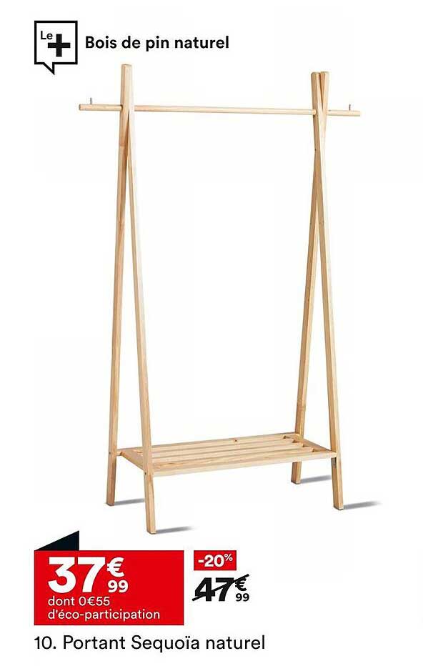 Portant Sequoïa naturel