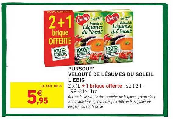 PURSOU' VELOUTÉ DE LÉGUMES DU SOLEIL LIEBIG
