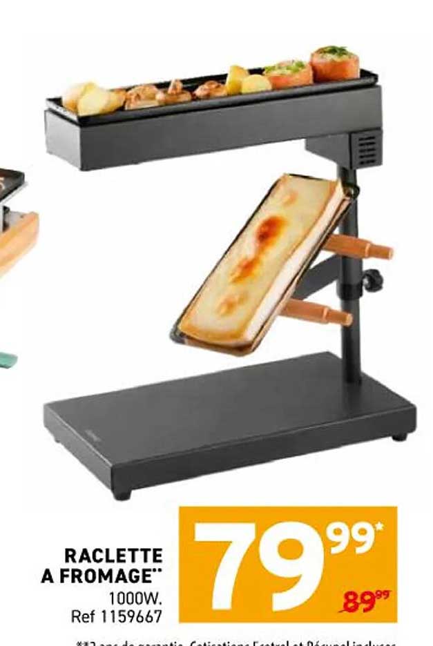 RACLETTE A FROMAGE 1000W