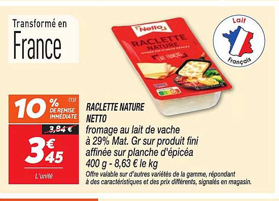 RACLETTE NATURE