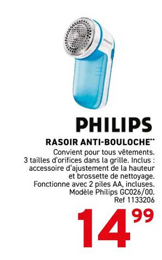 RASOIR ANTI-BOULOCHES