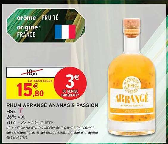 RHUM ARRANGÉ ANANAS & PASSION HSE
