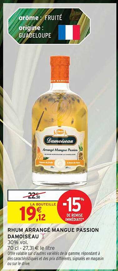RHUM ARRANGÉ MANGUE PASSION DAMOISEAU