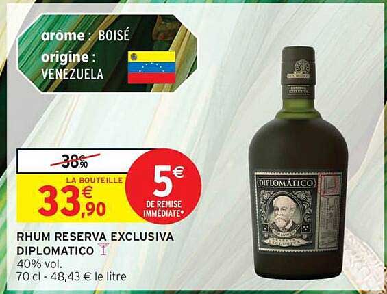 RHUM RESERVA EXCLUSIVA DIPLOMATICO