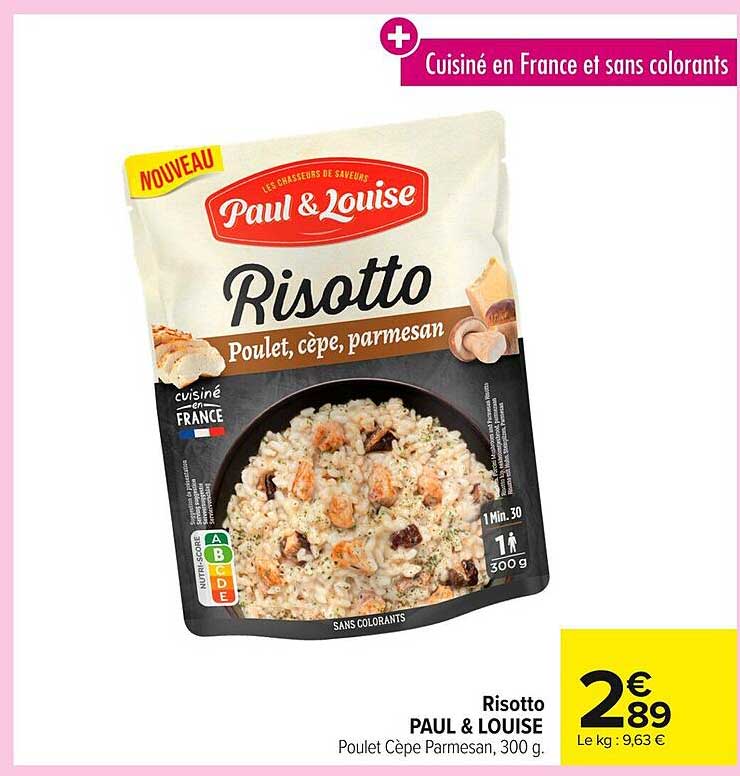 Risotto Poulet, cèpe, parmesan