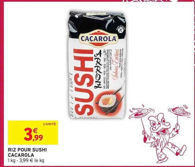 RIZ POUR SUSHI CACAROLA