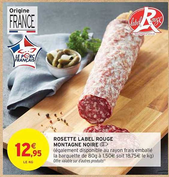 ROSETTE LABEL ROUGE MONTAGNE NOIRE