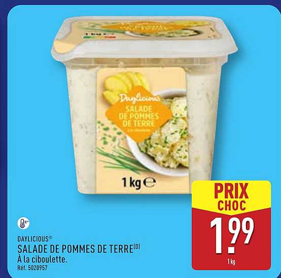 SALADE DE POMMES DE TERRE À LA CIBOULETTE