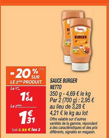 SAUCE BURGER NETTO