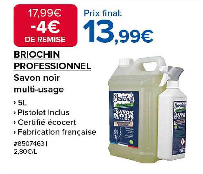 Savon noir multi-usage