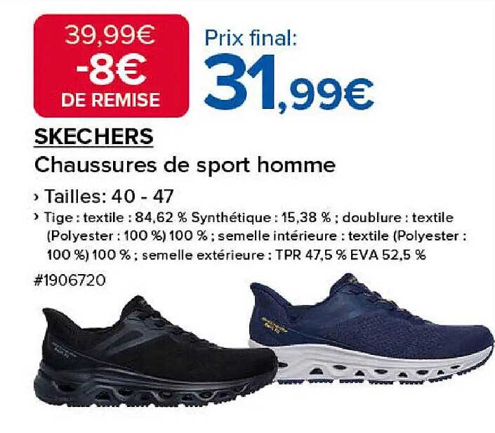 SKECHERS Chaussures de sport homme