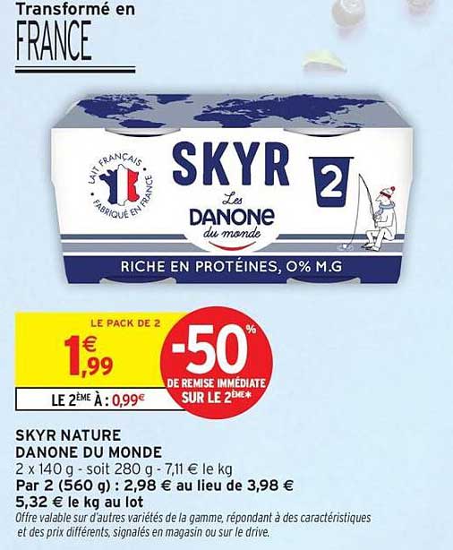 SKYR NATURE DANONE DU MONDE
