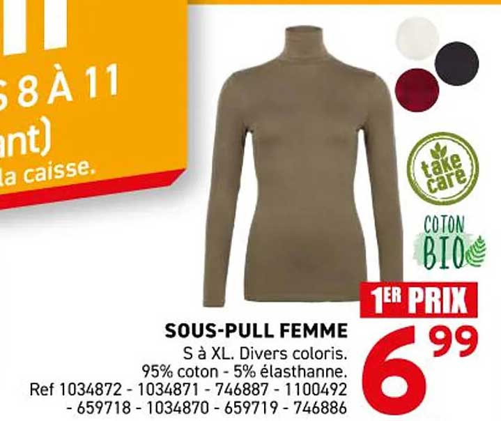 SOUS-PULL FEMME