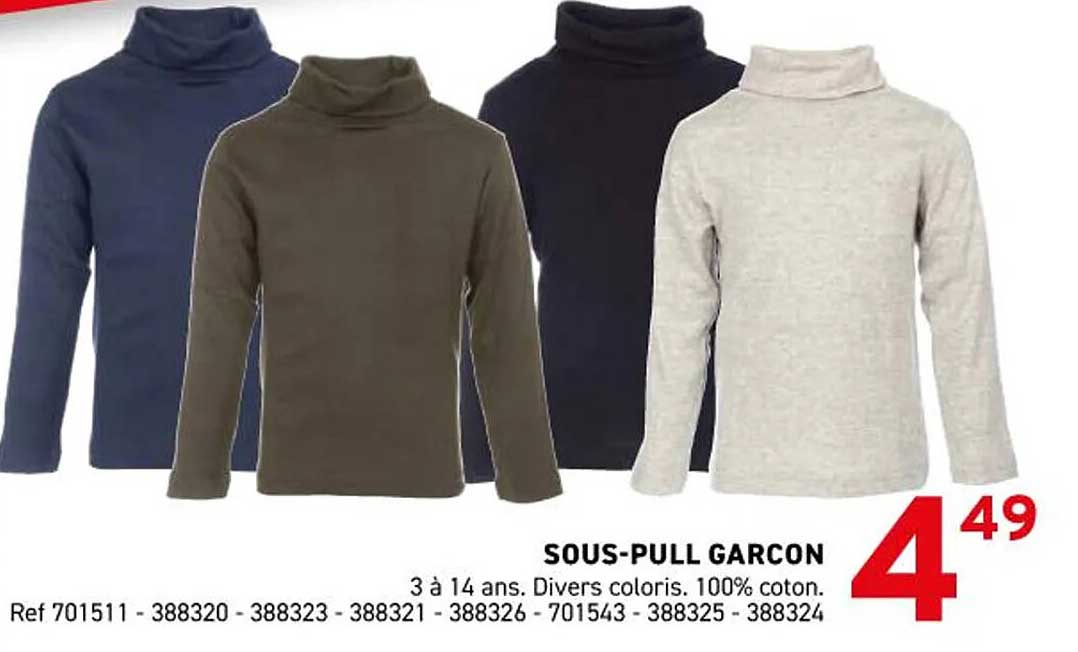 SOUS-PULL GARCON