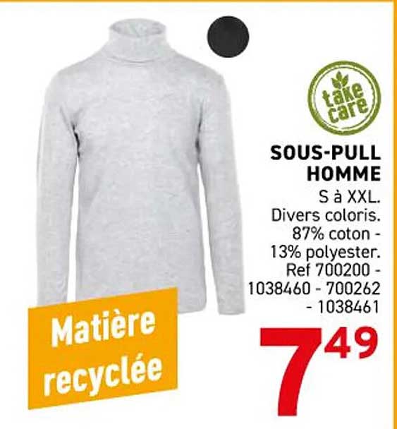 SOUS-PULL HOMME