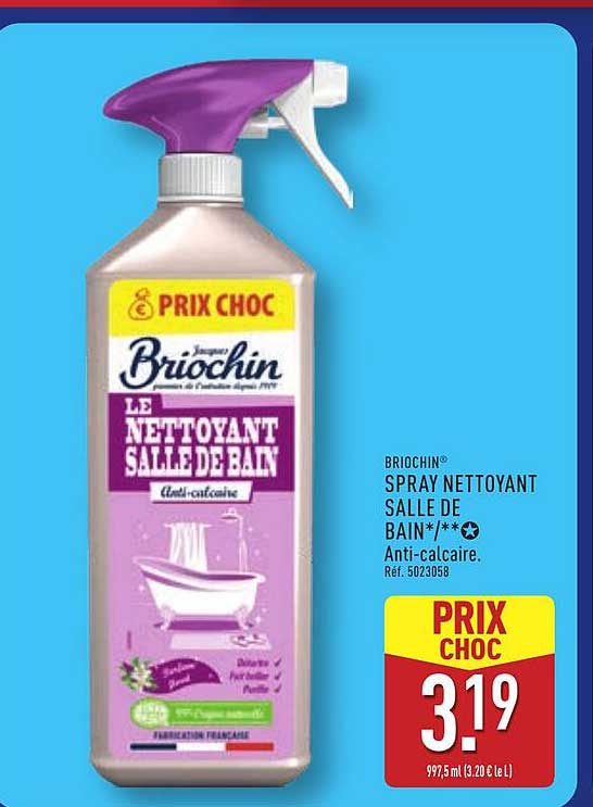 SPRAY NETTOYANT SALLE DE BAIN