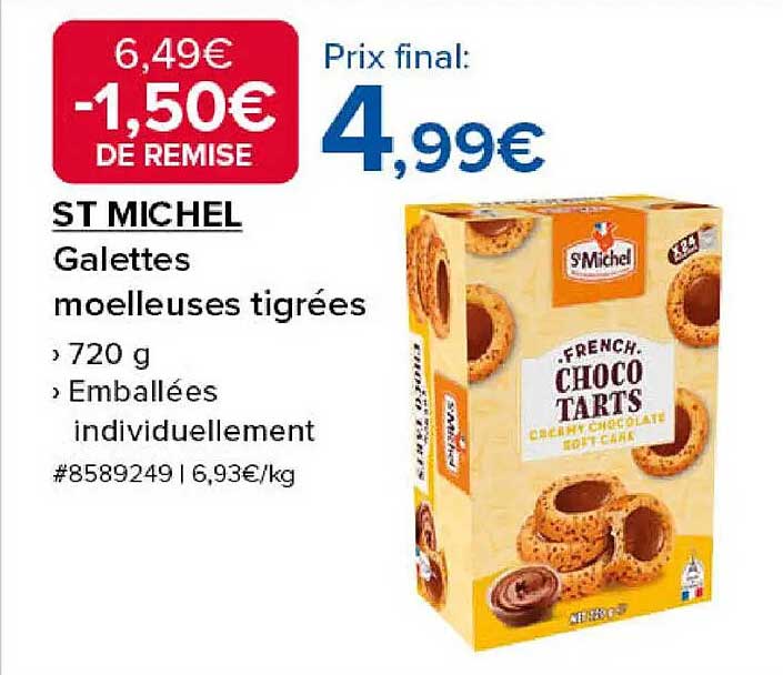 ST MICHEL Galettes moelleuses tiglées