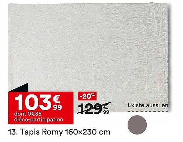 Tapis Romy 160x230 cm