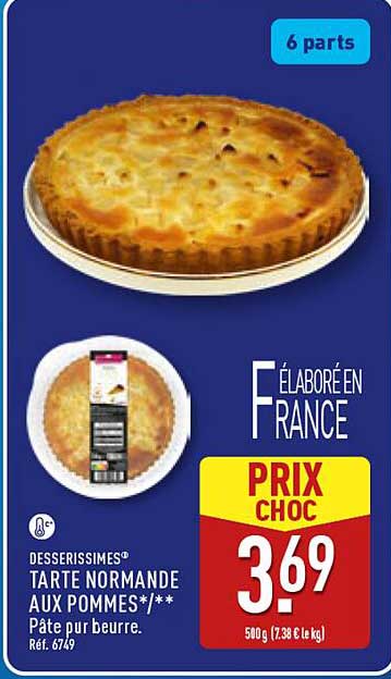 Tarte Normande aux Pommes