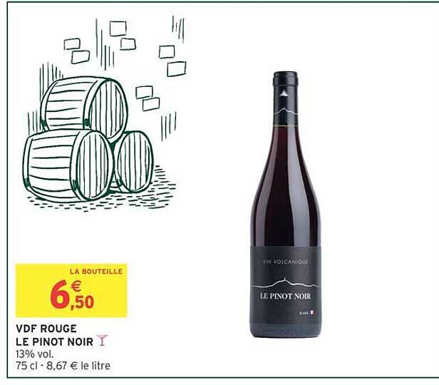 VDF ROUGE LE PINOT NOIR