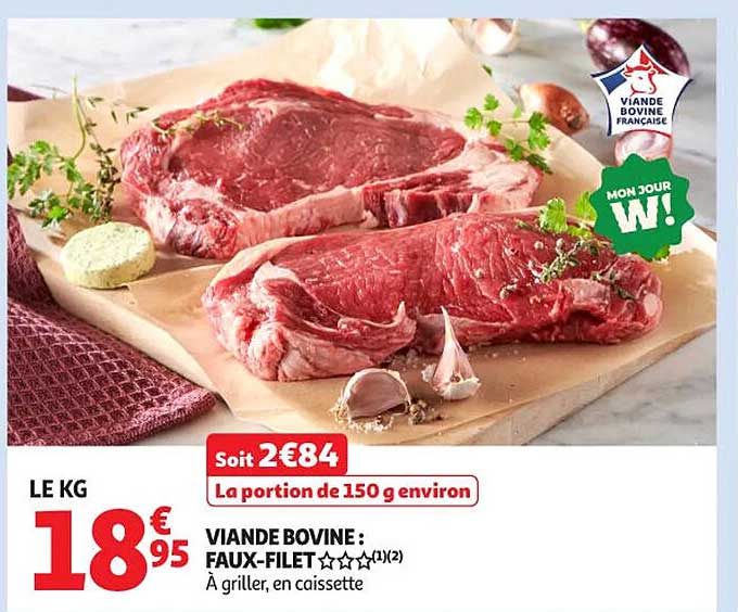 VIANDE BOVINE : FAUX-FILET
