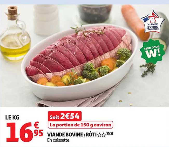 VIANDE BOVINE : RÔTI