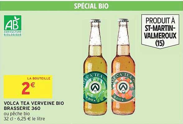 VOLCA TEA VERVEINE BIO BRASSERIE 360