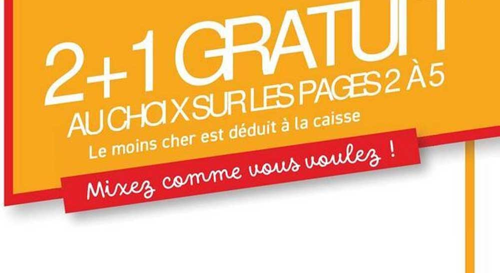 2+1 GRATUIT