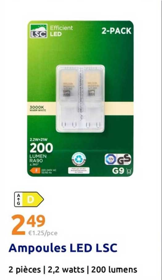Ampoules LED LSC