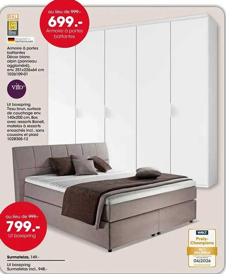Armoire à portes battantes