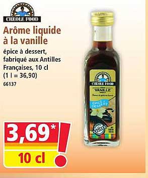 Arôme liquide à la vanille
